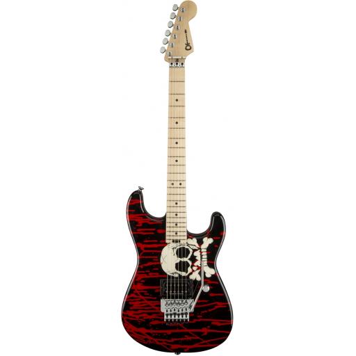 Charvel Warren DeMartini Signature Pro-Mod Blood & Skull guitar
