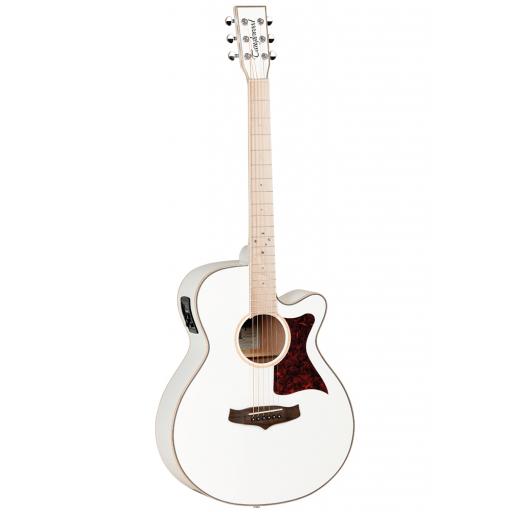 Tanglewood TW4 Electro Acoustic guitar in Whitsunday White