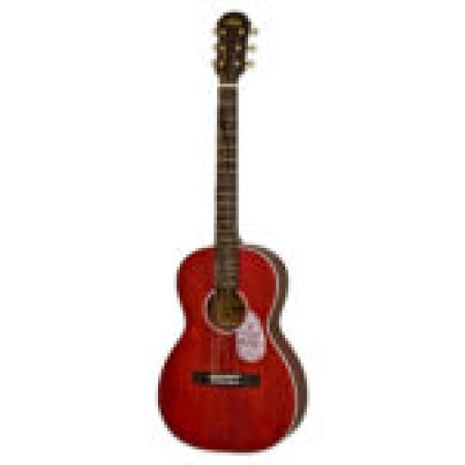 Aria 131-UP Urban Player Acoustic Guitar in Red
