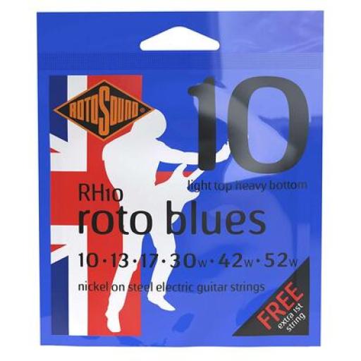 Rotosound RH10 Roto Blues Electric Guitar Strings