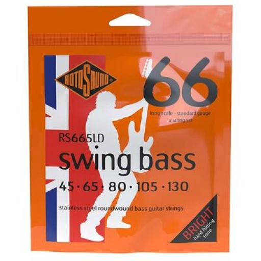 Rotosound RS665LD swing bass 5-string Electric bass Guitar Strings