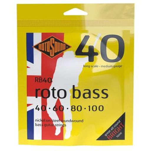 Rotosound RB40 roto bass Electric Bass Guitar Strings