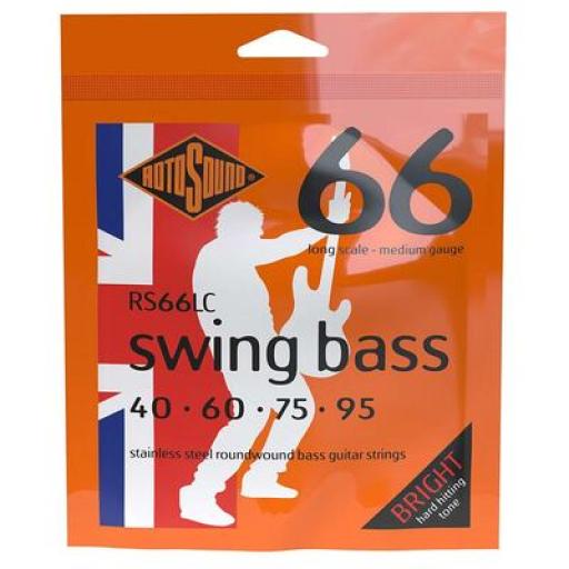 Rotosound RS66C swing bass Electric Bass Guitar Strings