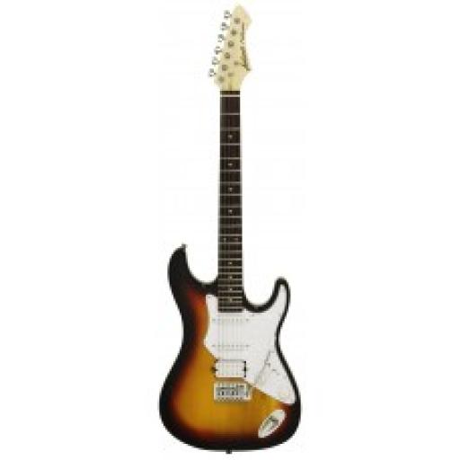 Aria 714 Standard Electric Guitar in Sunburst