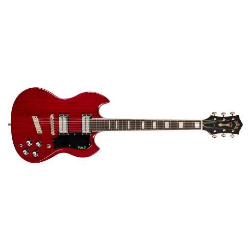 Guild Polara Deluxe Electric Guitar in Cherry Red